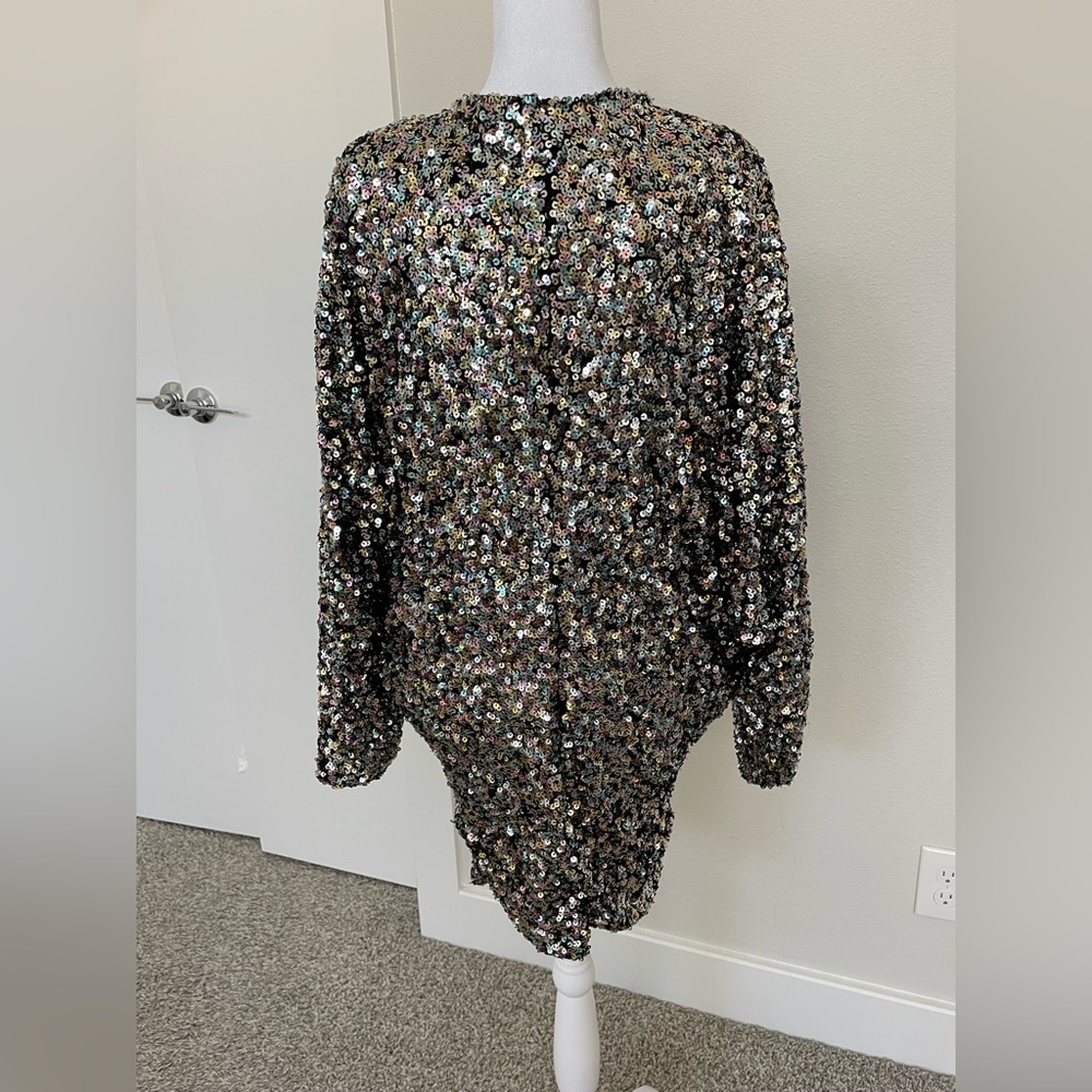 ASTR the Label Bat-Wing Sequin Mini Dress - Picture 5 of 7
